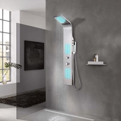 Cabezal de ducha doble con válvulas de cierre de ducha, 2 cabezales de  ducha para baño, cabezal de ducha doble de alta presión de 3 funciones,  níquel