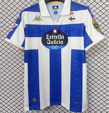 Maillot Deportivo La Coruña Vintage - Taille L, Sans Marque, Fabriqué En Grande-Bretagne