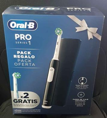 Cepillo eléctrico - Oral-B Pro Series 3, Estuche de viaje, Sensor de  presión, 2 Recambios, Blanco