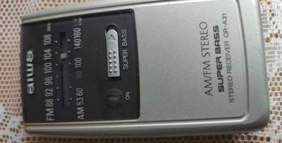 Aiwa R-22SL Mini Radio Portátil AM/FM Stereo Plata