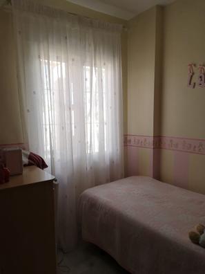 Visillo para dormitorios juveniles Topos color rosa, gris o azul