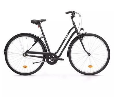 SILLÍN DE BICICLETA MUJER 500 NEGRO - Decathlon