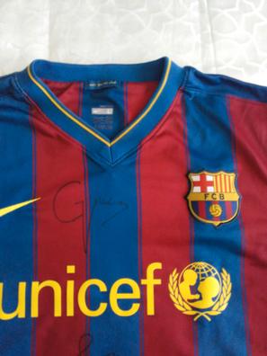 condensador aguacero motivo Camiseta firmada messi Futbol de segunda mano y barato | Milanuncios