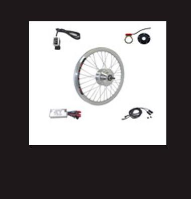 Kit de conversión de bicicletas eléctricas, kit de motor de cubo delantero,  kit de conversión de bicicleta eléctrica de rueda delantera, juego de