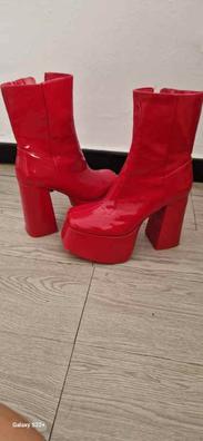 Milanuncios botas charol rojas bershka