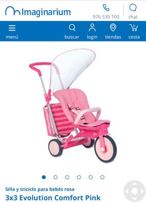 Carrito de Bebé 3 in 1 LORELLI Alba Candy Pink (Rosa)