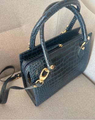 Bolso de piel negro rr del corte ingles Bolsos de segunda mano