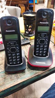 Panasonic KX-TGB612 Teléfono Fijo inalámbrico dúo, Bloqueo de Llamadas, 18  Horas de conversación, 200 Horas en Espera, Agenda 50 Contactos,  Resistencia a caídas, Color Blanco y Negro : : Electrónica