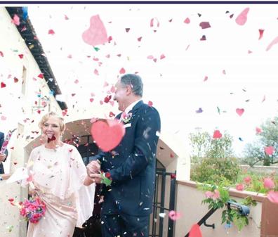 Lanzador petalos rosa 80cm boda, petalos de rosa boda