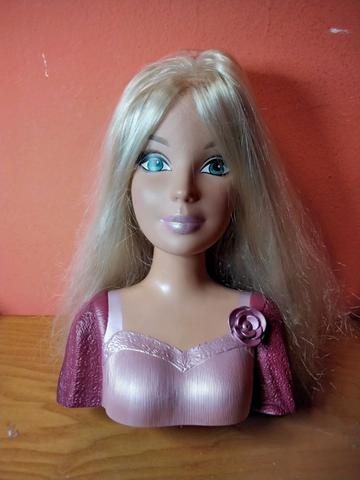 Busto de cheap barbie para peinar