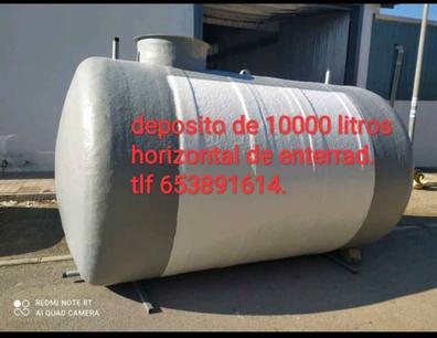 Depósitos para agua potable horizontal con cunas 10.000 litros