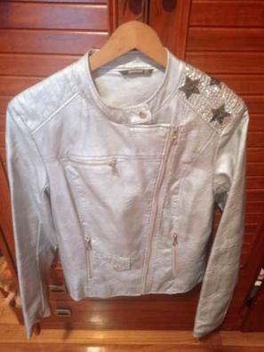 Cazadora Biker Cazadora Blanca Stradivarius Chaqueta Blanca Mujer