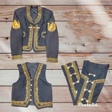 Tela Casimir Trajes De Mariachi Bordados Traje Charro Caballero