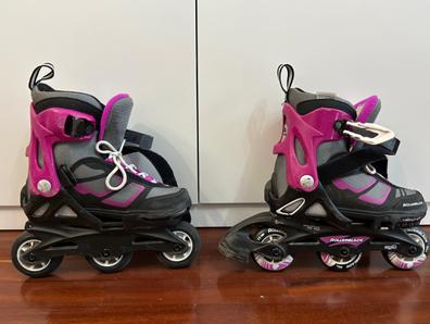 Patines Rollerblade RB Pro X negro rosa mujer