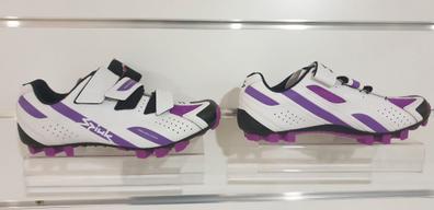 ZAPATILLAS SPIUK UHM LADY MTB Talla: 37; Color: blanca y violeta;