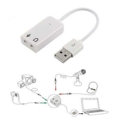 Adaptador Externo Tarjeta Sonido USB 5HV2 > Informatica > Cables y