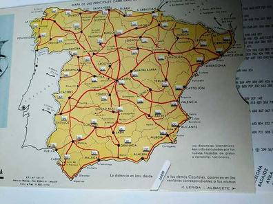 Mapa Espana Provincial grande  Mapas grandes de pared de España y el Mundo