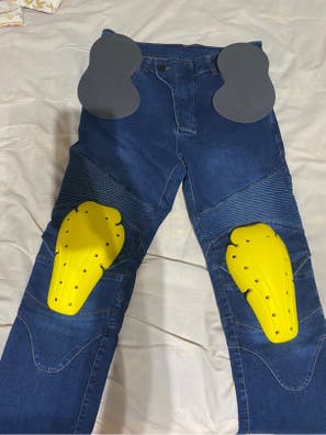 Hombre Pantalon Vaquero Moto Hombre Con Protecciones De Segunda