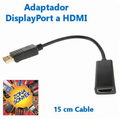 Cable HDMI a Displayport, Adaptador convertidor con cable de alimentación  USB para PS5, PS4 Pro, PC y portátil, 6 pies, HD, 4K, 60HZ, 1,8 M, HDMI 2,0  a DP