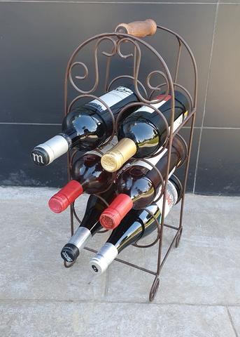 Botellero rustico para vinos 