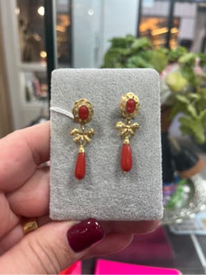 Corales Pendientes de segunda mano baratos Milanuncios