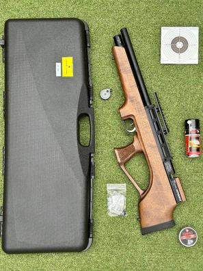 Pistola Zasdar S2 muelle grip madera cal. 4,5 mm Balines 