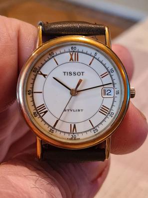 Reloj Tissot cuadrado de hombre con correa piel