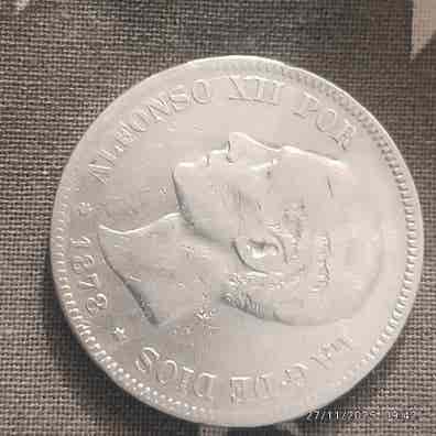 5 pesetas 1881 MSM - valor de la moneda de plata - España, Alfonso XII