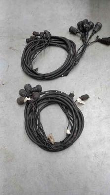 Cable alargador de alta resistencia para aire acondicionado y  electrodomésticos en general, color gris