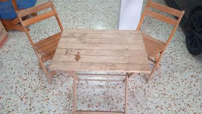  Mesa Plegable Con Sillas Dentro