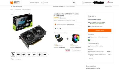 Pc de sobremesa con tarjeta grafica rtx 3060 de segunda mano