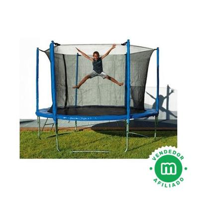 Trampolín Cama elástica de jardín con red de seguridad juego deporte  exterior jardín Ø183cm