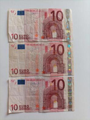 Billete 10 euros con error de impresion Billetes de colección y ssegunda  mano