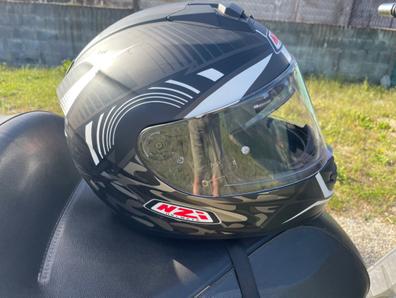 Casco de discount moto medio huevo