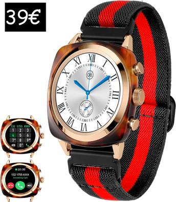 Reloj Inteligente Mujer con Llamadas, Smartwatch Mujer 3 Correas, 1,69  Reloj Deportivo Presión Arterial Ritmo Cardíaco Oxígeno Sanguíneo Sueño  Reloj Digital Pulsera Actividad Android iPhone, Plata