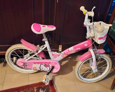 Bicicleta Niños 14 Pulgadas Hello Kitty blanco 4-6 años