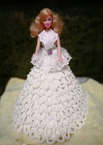 Milanuncios - muñeca tipo Barbie vestido de papel