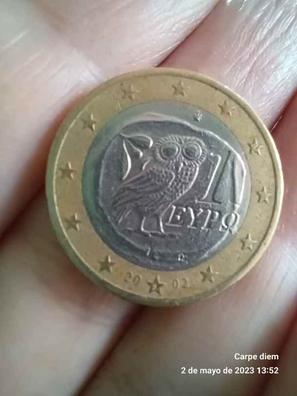 moneda de 1 euro buho de la suerte