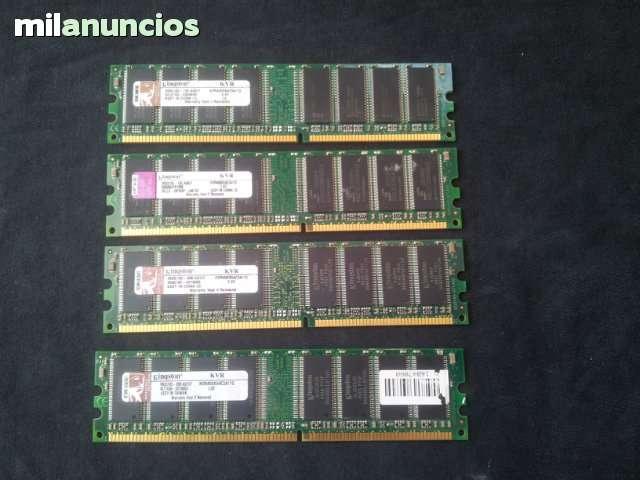 Correo Varios creencia Milanuncios - MEMORIA RAM DDR400 4x1gb=4