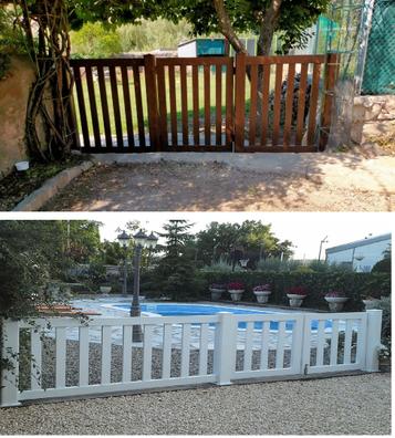 Vallas de jardín y piscinas, cercados y ocultación para jardín, terrazas y  piscinas