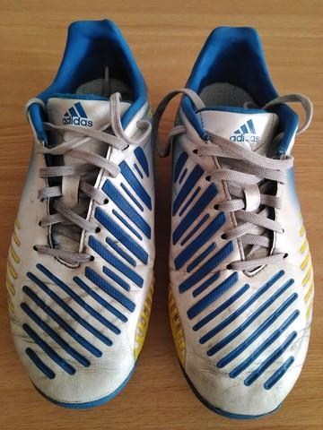 adidas Predator 1 FG - Blanco - Botas Fútbol Hombre