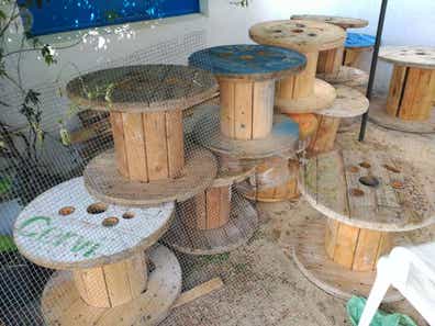 Milanuncios - de madera. Carretes