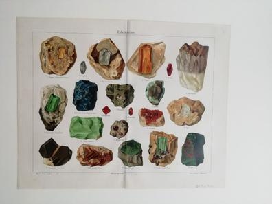 Piedras preciosas, rocas y minerales | Lámina rígida