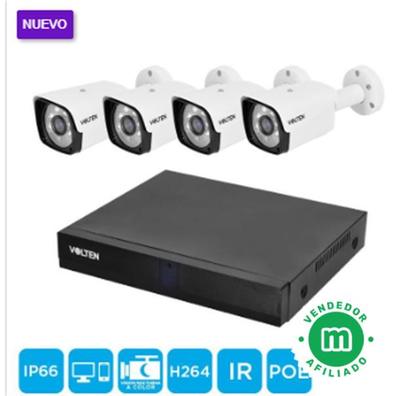 Cámara CCTV a color a tiempo completo 1080P, cámara de seguridad exterior  con cable de 2MP, vigilancia de grabación 24/7 4 en 1 TVI/CVI/AHD/CVBS