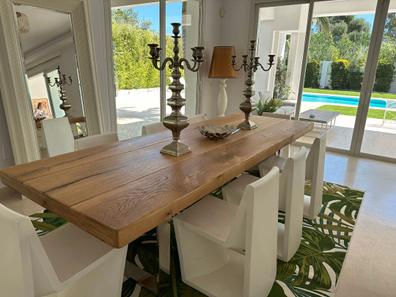 Milanuncios - Mesa grande de comedor de madera maciza