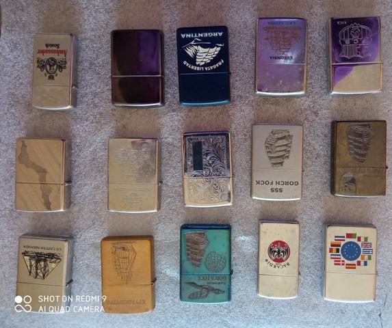 Milanuncios - coleccion de 9 mecheros Zippo originales