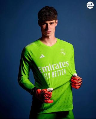 Camiseta 1ª Real Madrid Kepa Arrizabalaga 25 Portero Niño 2023-2024 Manga  Corta