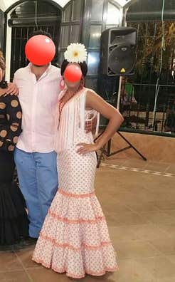 Traje flamenca 38 Moda y complementos de mano barata |