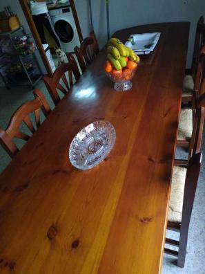 Milanuncios - Mesa grande de comedor de madera maciza