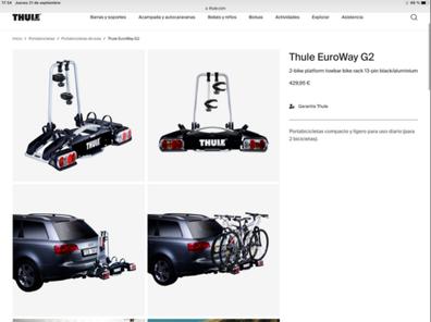 Portabicicletas bola discount thule euroway 921